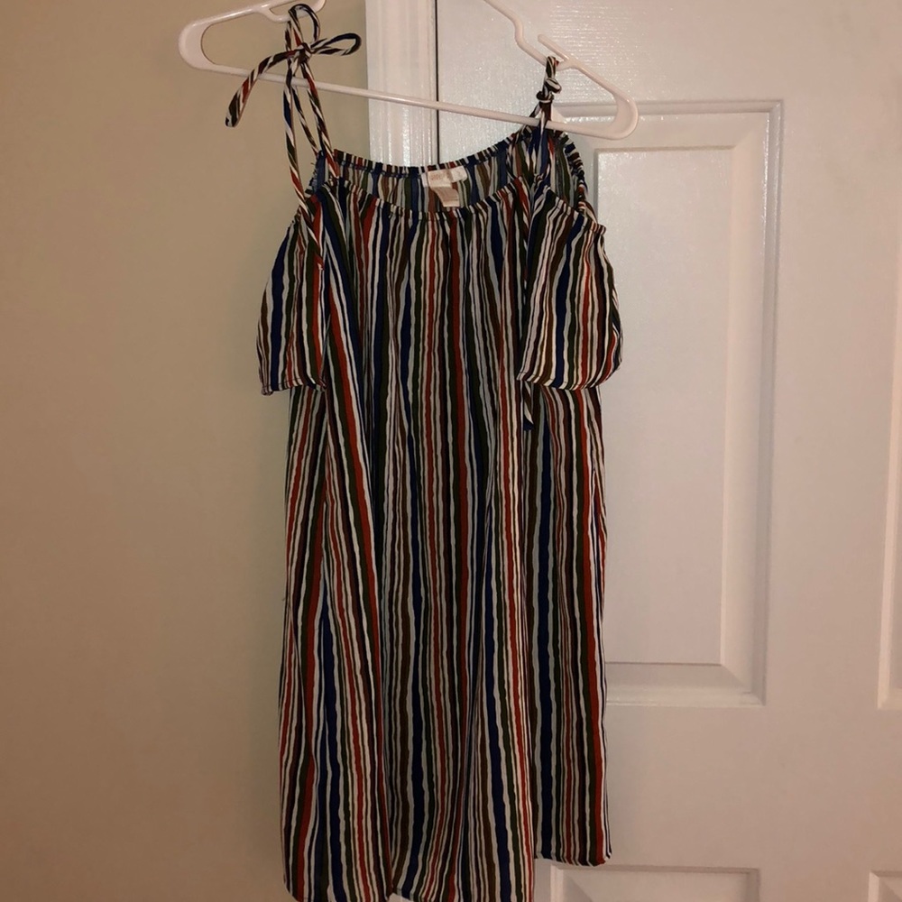Off the shoulder shift dress